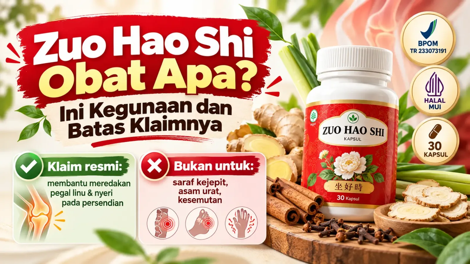 Zuo Hao Shi Obat Apa? Ini Kegunaan dan Batas Klaimnya