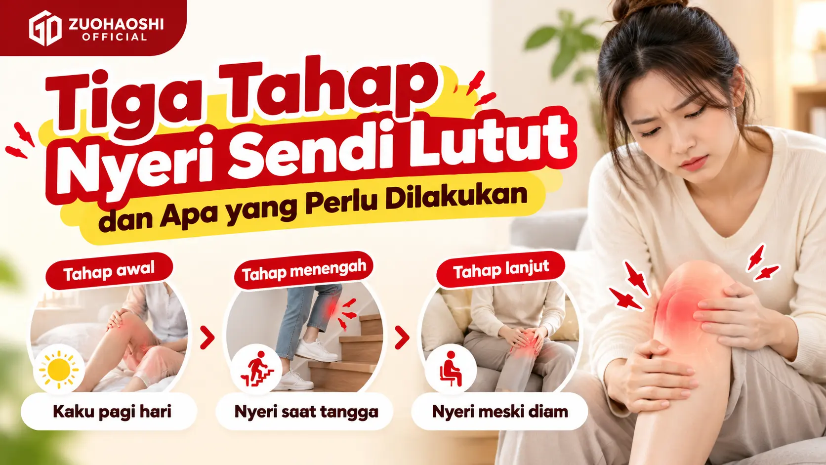 Tiga Tahap Nyeri Sendi Lutut dan Apa yang Perlu Dilakukan