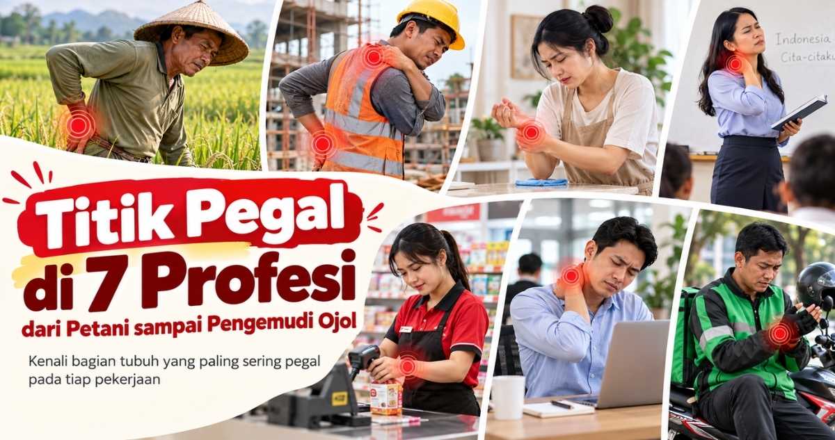 Titik Pegal di 7 Profesi, dari Petani sampai Pengemudi Ojol