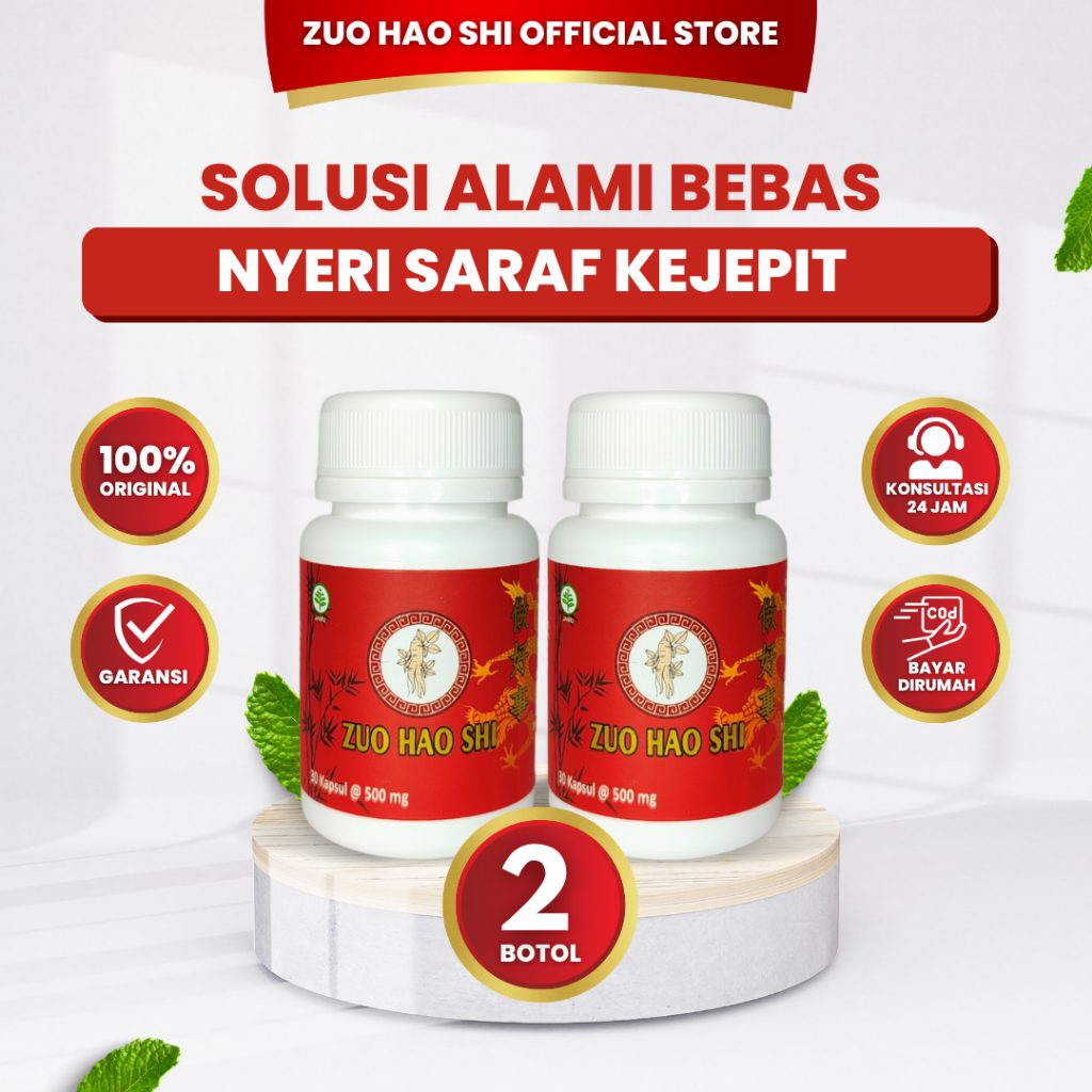 Paket 2 botol jamu Zuo Hao Shi untuk pegal linu dan nyeri sendi
